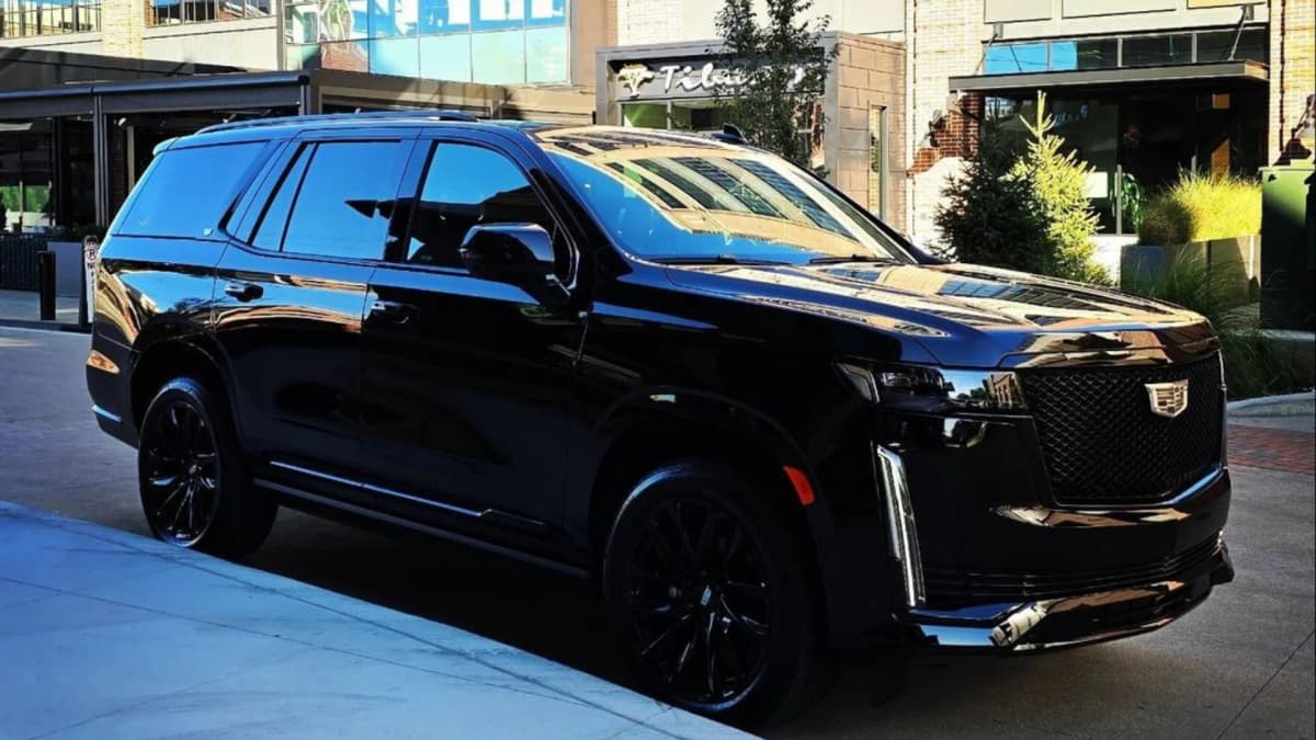 Inside a Luxury SUV Cadillac Escalade